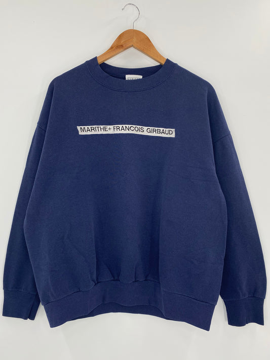 Vintage MARITHE+FRANCOIS Made in USA Size XL Sweat-Shirt / K4031
