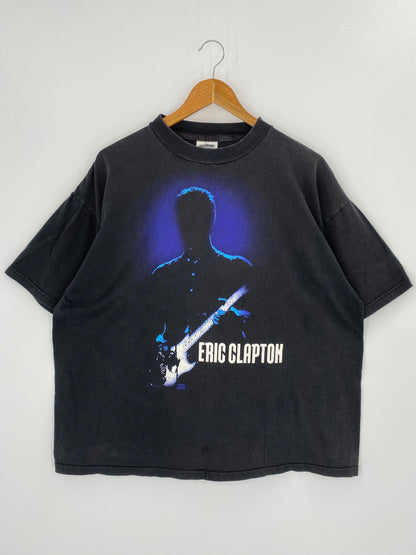 90’s ERIC CLAPTON Size XL Vintage Music T-shirt / 8184