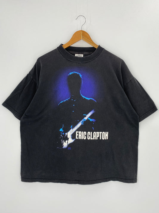 90’s ERIC CLAPTON Size XL Vintage Music T-shirt / 8184