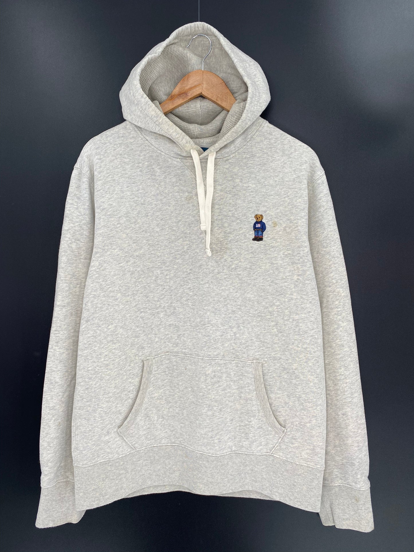 Vintage POLO BEAR RALPH LAUREN Size L Hoodie Sweat-shirt / K6602