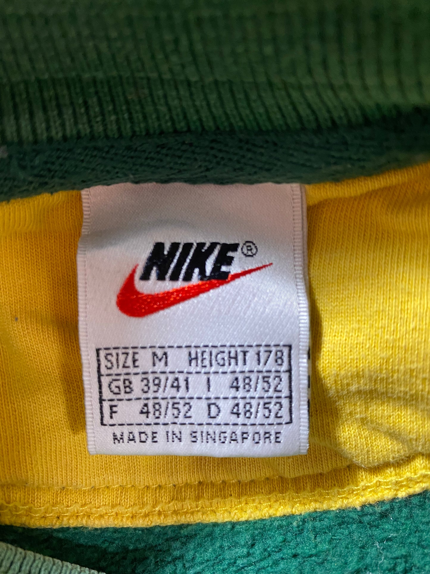 90's NIKE CENTER LOGO Size M Sweat-Shirt / k1213