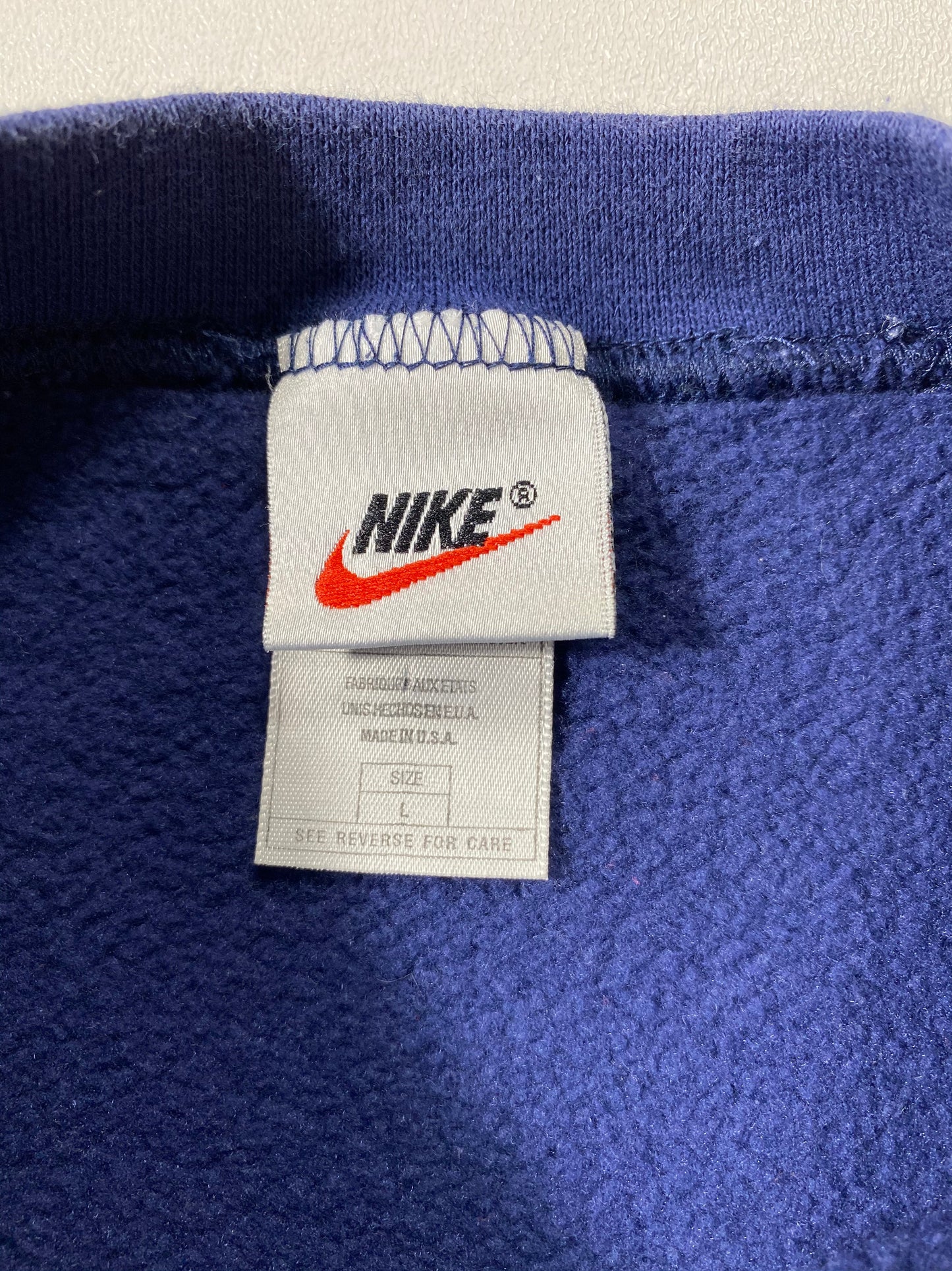 90’s NIKE MINI SWOOSH  Made in USA Size L Vintage Sweat-shirt / K7309