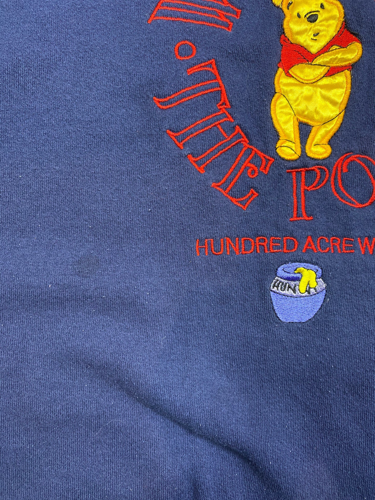 00' Disney Pooh Size One Size Approx.L Vintage Sweat-Shirt / 5512