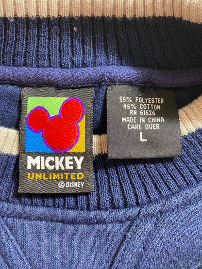 90’s DISNEY MICKEY Size L Vintage Sweat-shirt / A8724