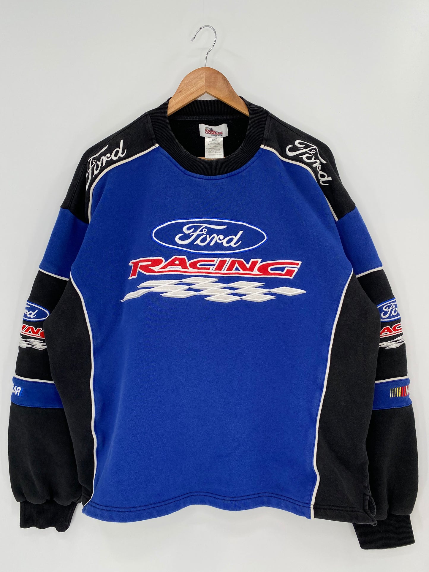 Vintage FORD RACING Size XXL Racing Sweat-Shirt / K243