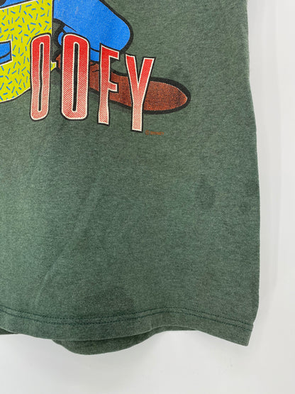 80’s DISNEY GOOFY Made in USA Size L Vintage T-Shirt / K6878