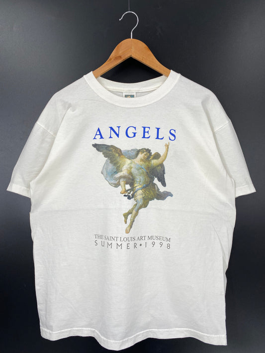1998’ THE SAINT LOUIS ART MUSEUM  Made in USA Size L Vintage T-Shirt  / k2876