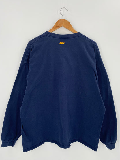 00' NIKE Center Logo Size XXL Vintage Long Sleeve T-shirt / 8417