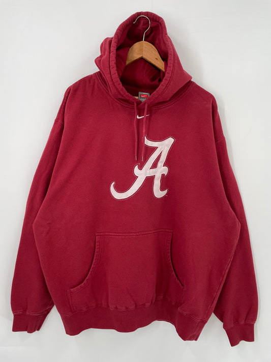 00' NIKE ATLANTA BRAVES Size XXL Vintage MLB Hoodie Sweat-Shirt / K4056