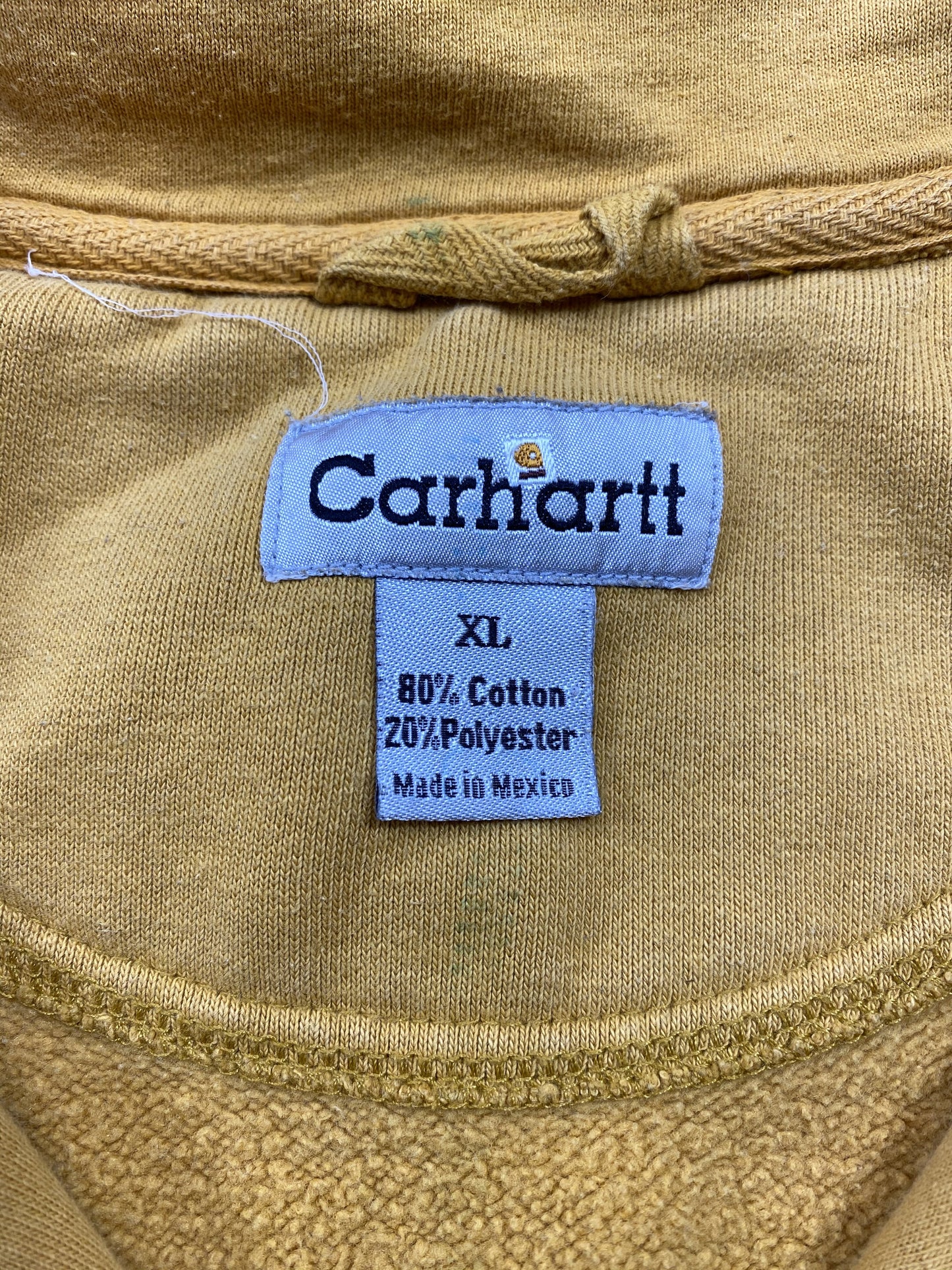 Vintage CARHARTT Half-Zip Size XL Half-zip  Hoodie Sweat Shirts / K5070