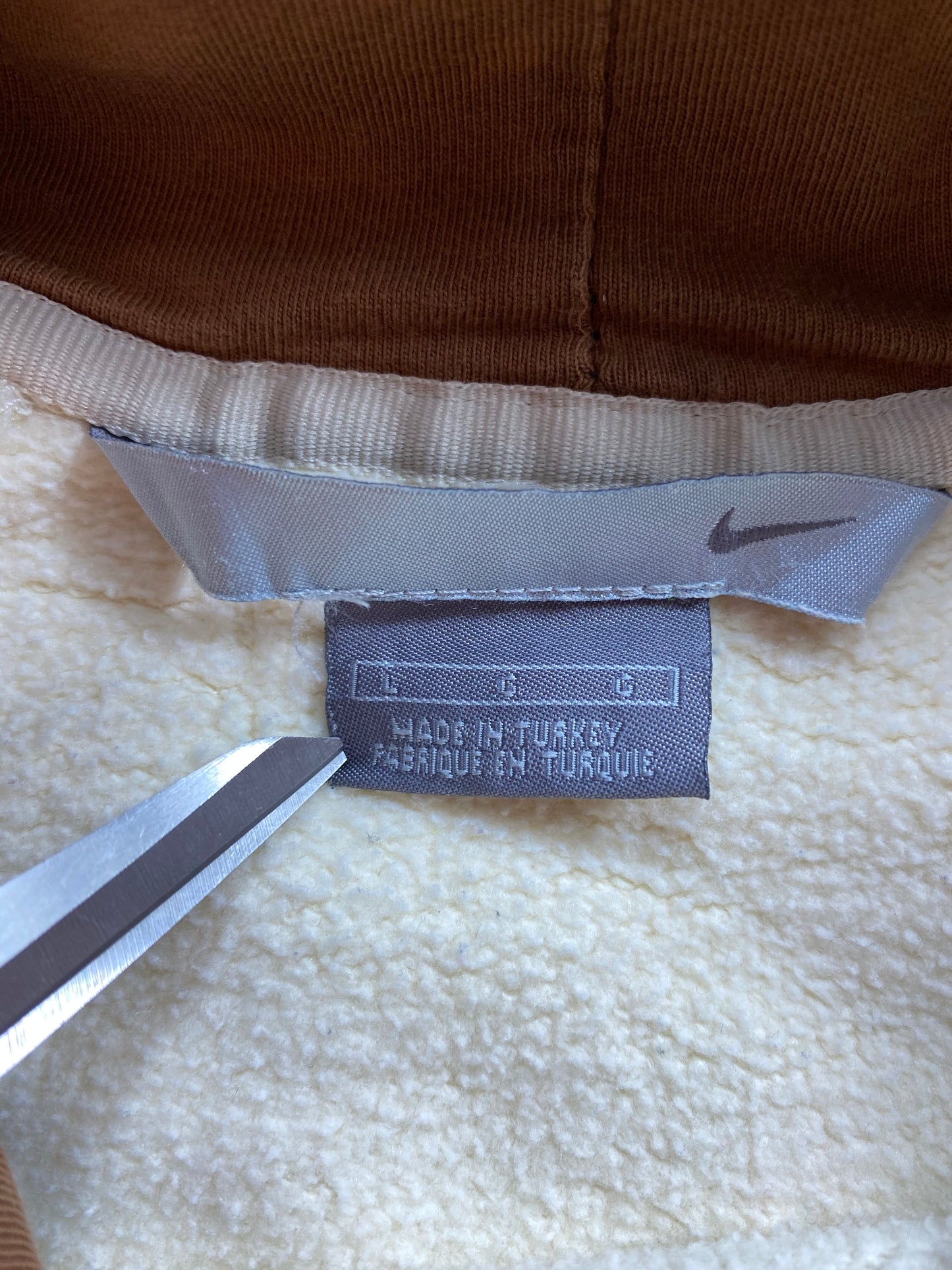 00’ NIKE Mini Swoosh Size L Vintage Hoodie Sweat-shirt / 6891