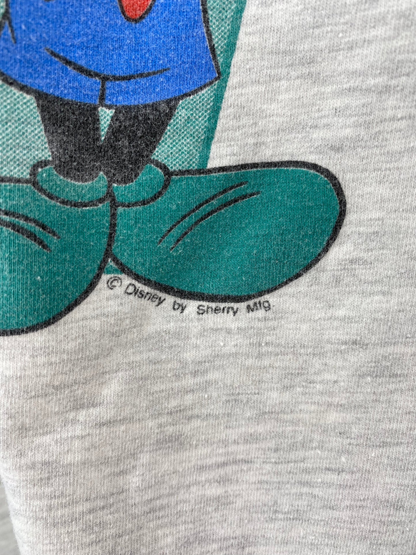 90’s DISNEY MICKEY Size XL Vintage T-Shirts / A611