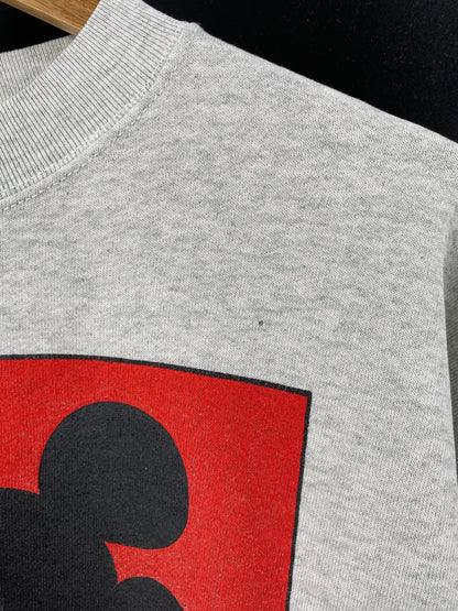 90’s DISNEY MICKEY Size No Tag (Approx. L) Vintage Sweat-shirt / E284