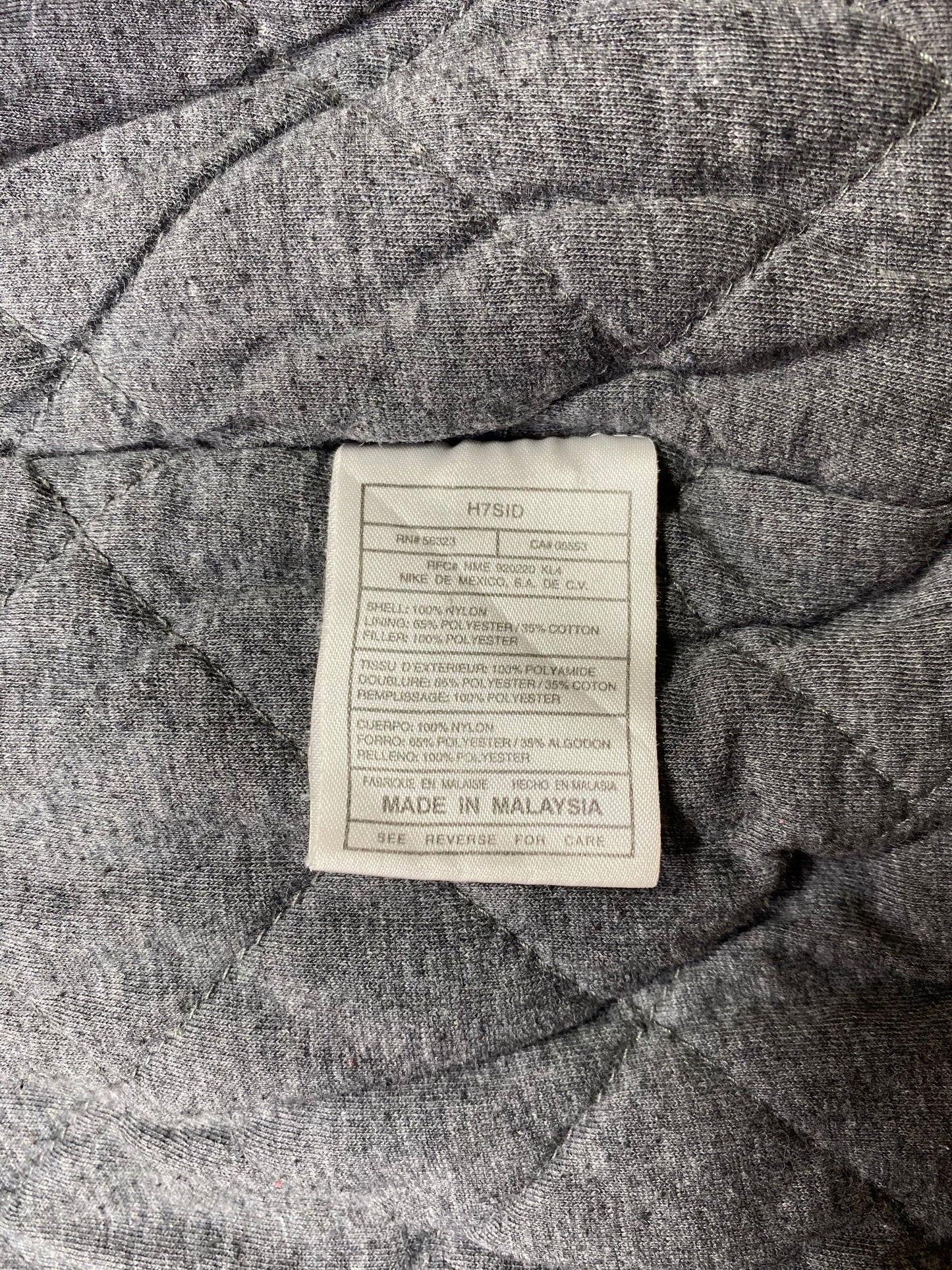 90's NIKE Zipper Size L Vintage Padded Nylon-Jacket / 5721