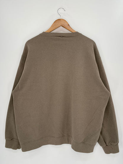 90’s NIKE Mini Swoosh Size No Tag (Approx. XL) Vintage Sweat-shirt / 8760