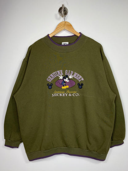 90’s Disney Mickey Genuine Garment Vintage Sweat-Shirt / 4868