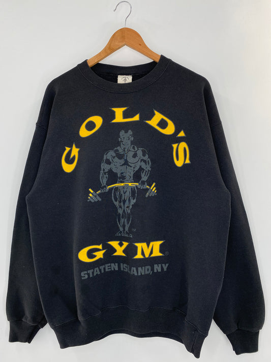 90’s GOLD GYM Made in USA Size L Vintage Sweat-Shirt / K3752