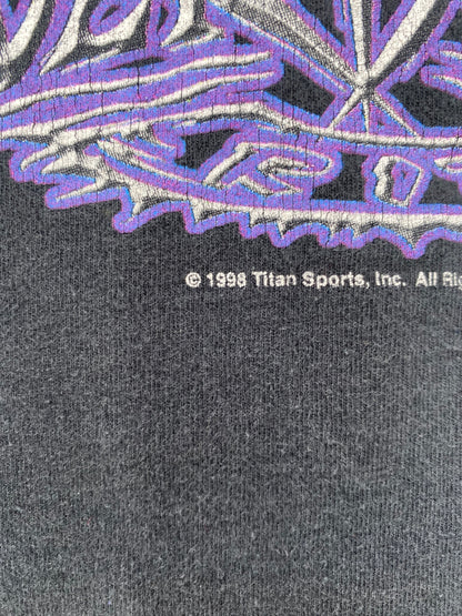 1998 THE UNDERTAKER Size L Vintage WWF T-shirt / 8467