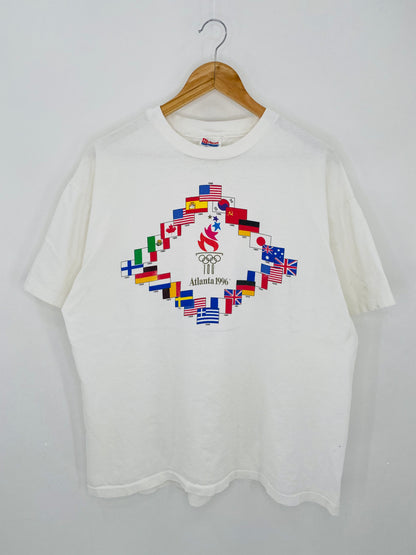 1996 ATLANTA OLYMPIC Made in USA Size XL Vintage T-shirts / 6272