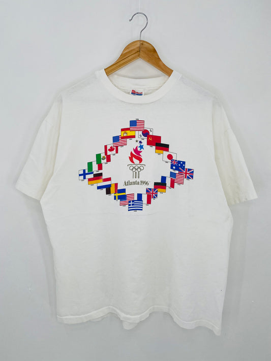 1996 ATLANTA OLYMPIC Made in USA Size XL Vintage T-shirts / 6272