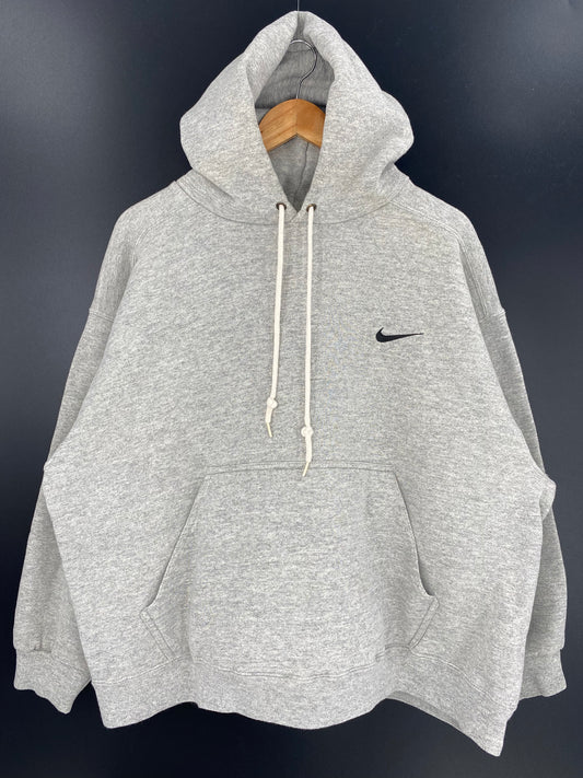90’s NIKE MINI SWOOSH Size L Vintage Hoodie Sweat-shirt / 9374