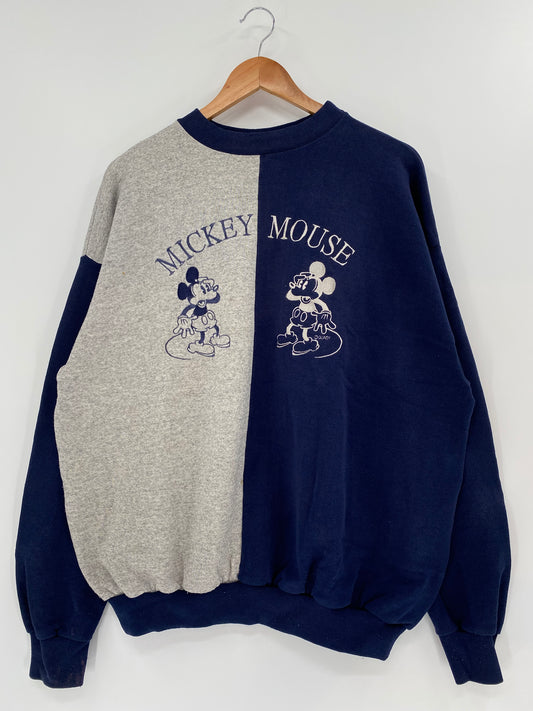 90’s DISNEY MICKEY Made in USA Size XL Sweat-Shirts / k1421