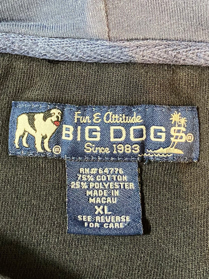 00' BIG DOGS Size XL Vintage Hoodie Sweat-Shirt / 9494