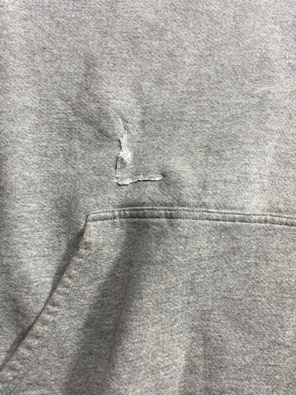 90’s NIKE Center Swoosh Size XXL Damaged Vintage Hoodie Sweat-shirt / 7053