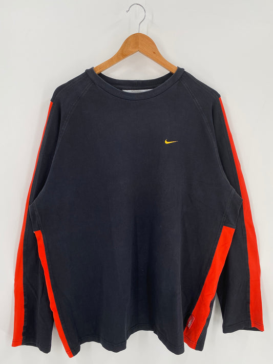 90’s NIKE MINI SWOOSH  Size XL Vintage Long sleeve T-shirt / k672