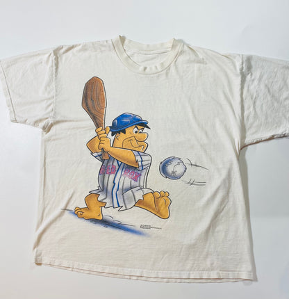1993 The Flintstones Size No Tag (Approx. L) Vintage T-Shirt / 6676