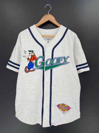 00' DISNEY GOOFY Size M Vintage Baseball-Shirt  / 8637