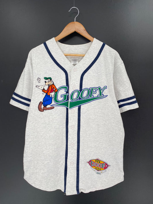 00' DISNEY GOOFY Size M Vintage Baseball-Shirt  / 8637