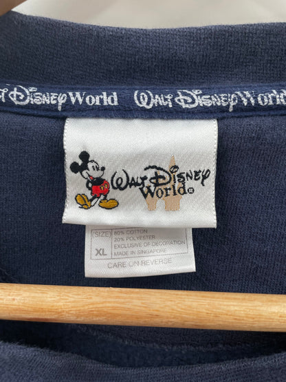 00' WALT DISNEY WORLD Size XL Vintage Sweat-shirt / A5862