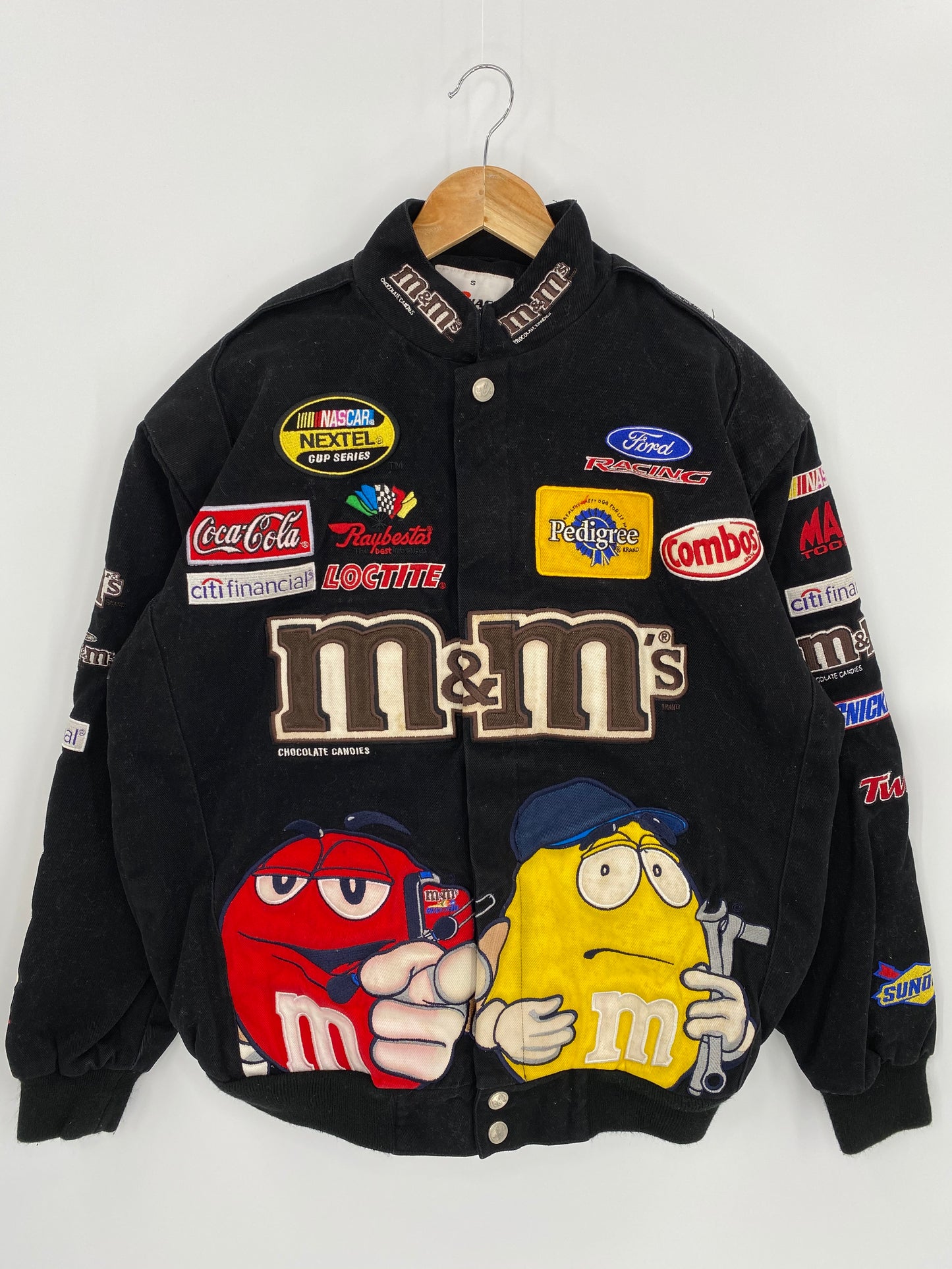Vintage NASCAR M&M’s Size No Tag (Approx. XL) Racing Jacket  / 7021