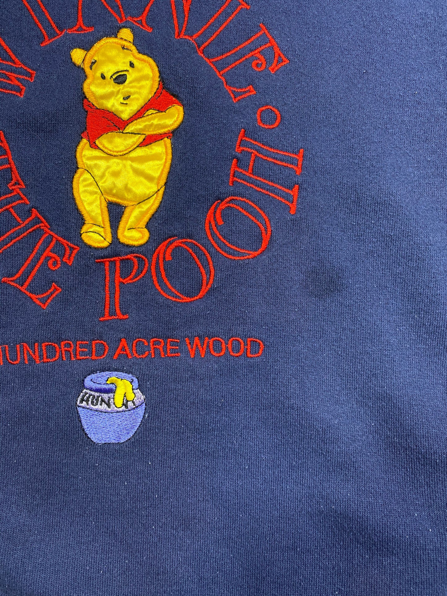 00' Disney Pooh Size One Size Approx.L Vintage Sweat-Shirt / 5512