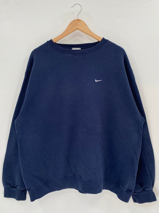 90's NIKE MINI SWOOSH Size XL Vintage Sweat-shirt / K2208