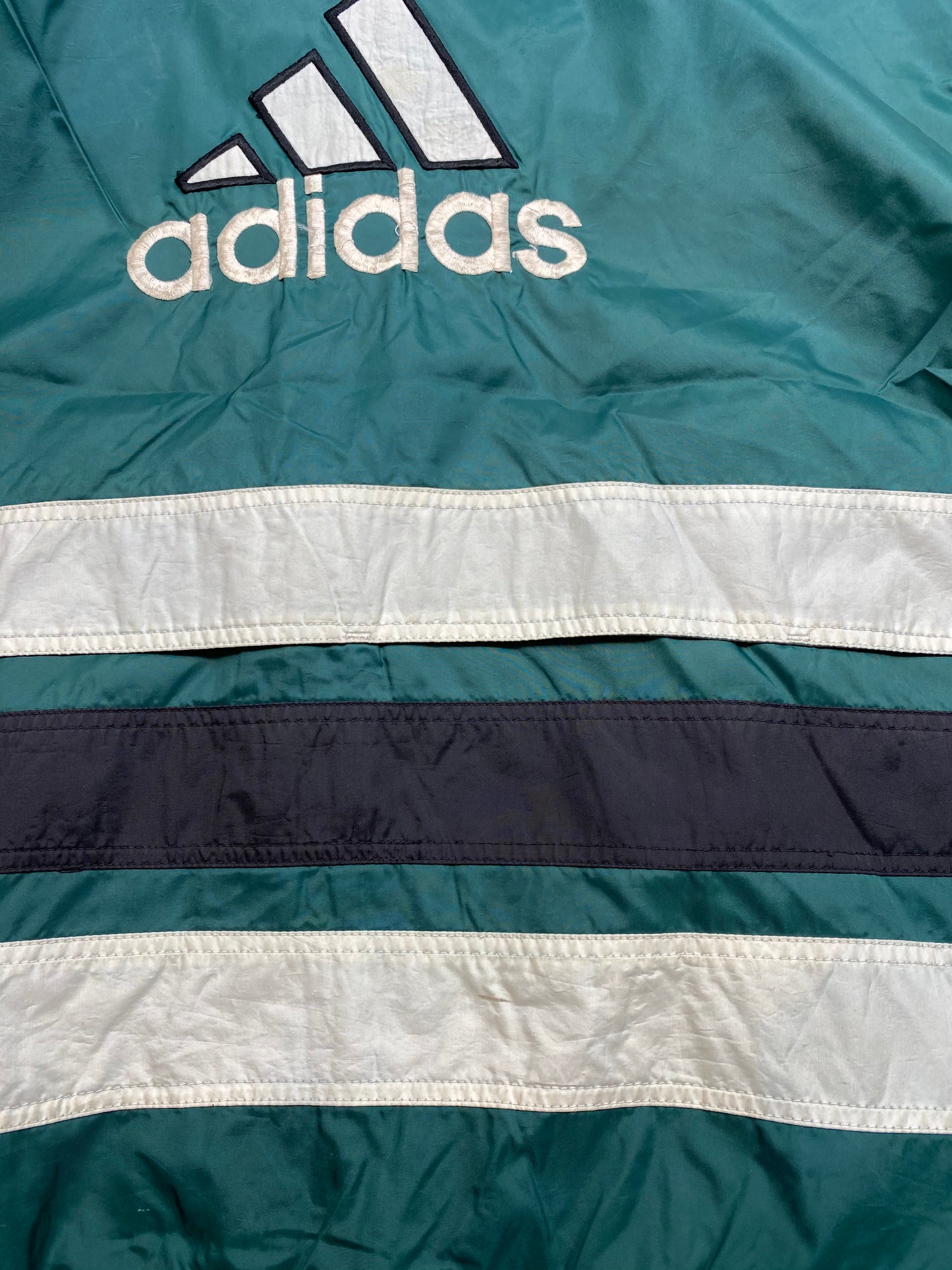 90's ADIDAS Zipper Size L Vintage Nylon-Jacket / 5719