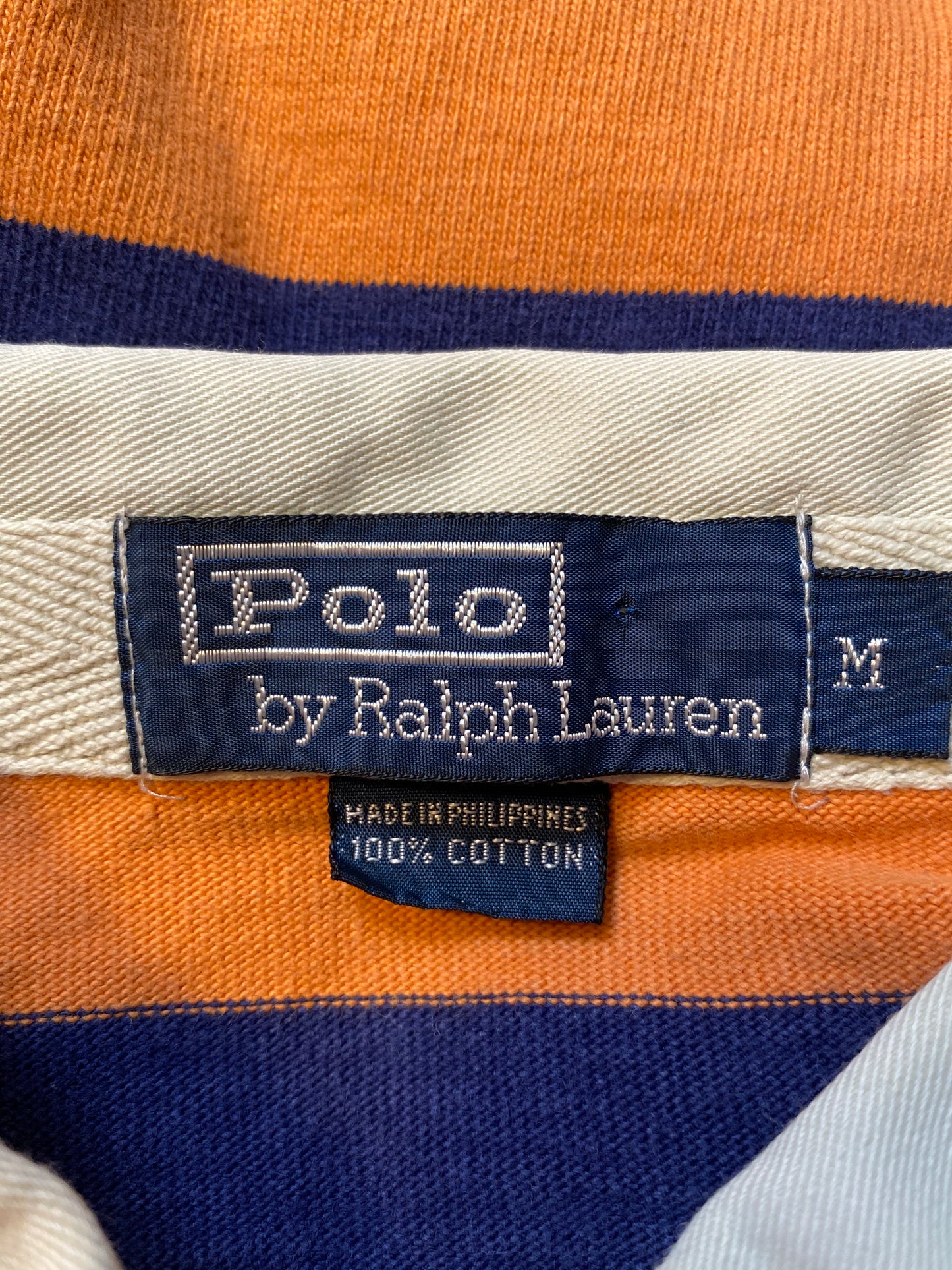 90’s POLO RALPH LAUREN Size M Vintage Rugby-Shirt / K3070