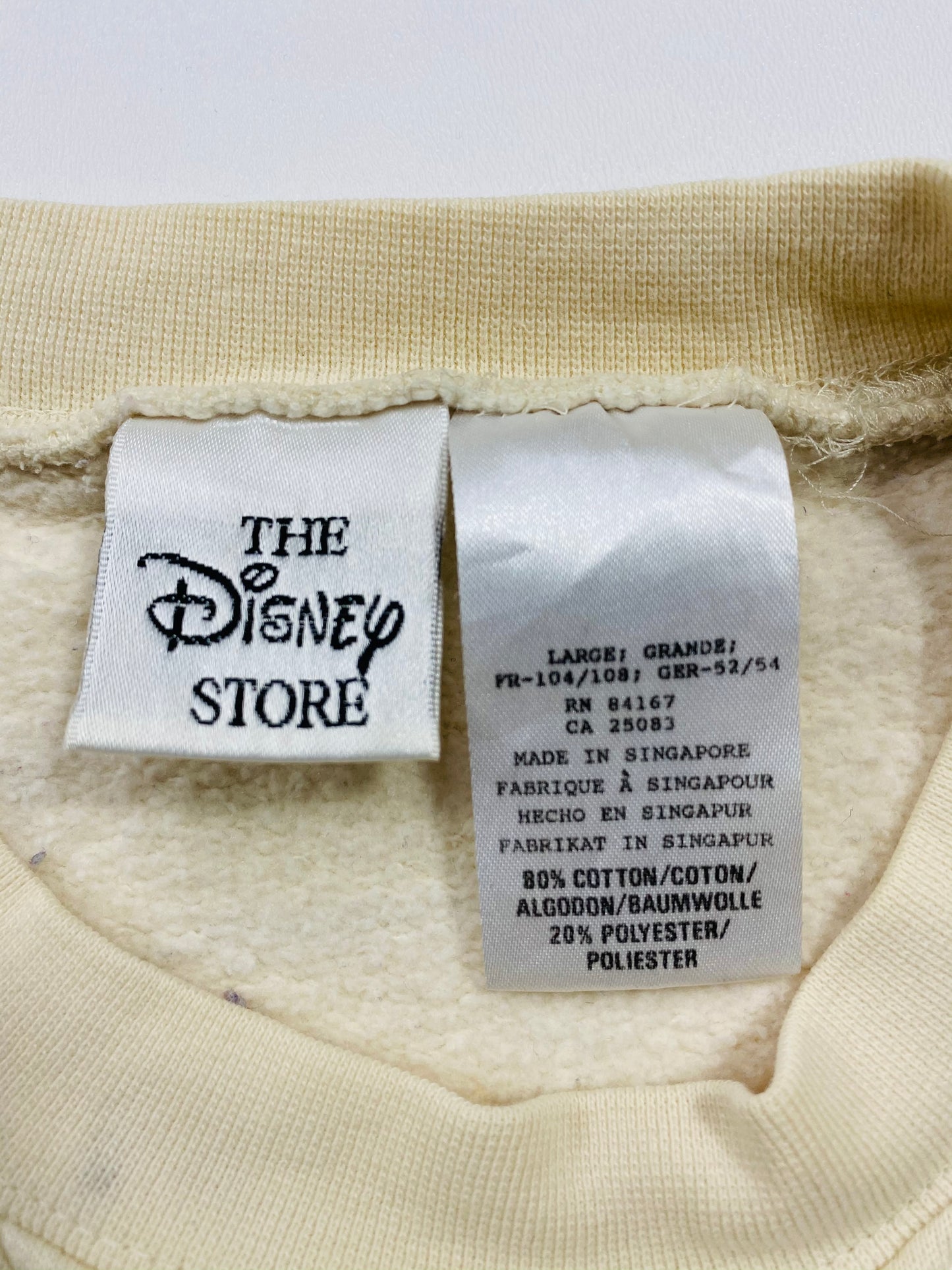 Vintage Pooh Disney Size L Vintage Sweat-shirt   / 5931