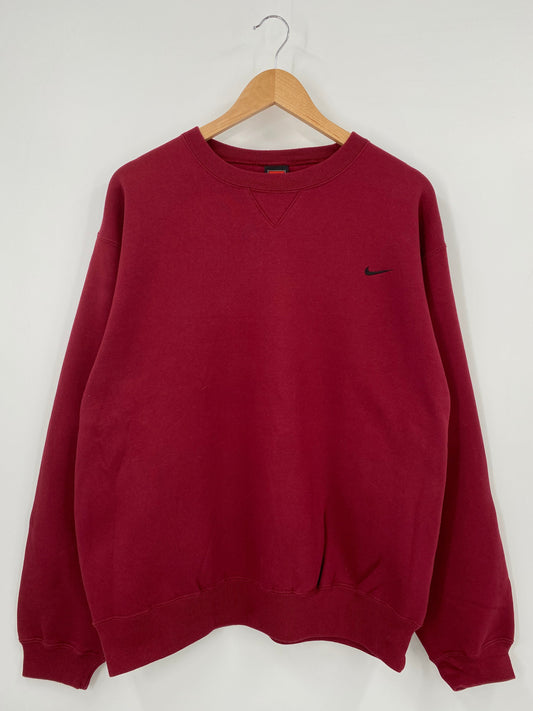 00' NIKE MINI SWOOSH Size M Vintage Sweat-Shirt / A4676
