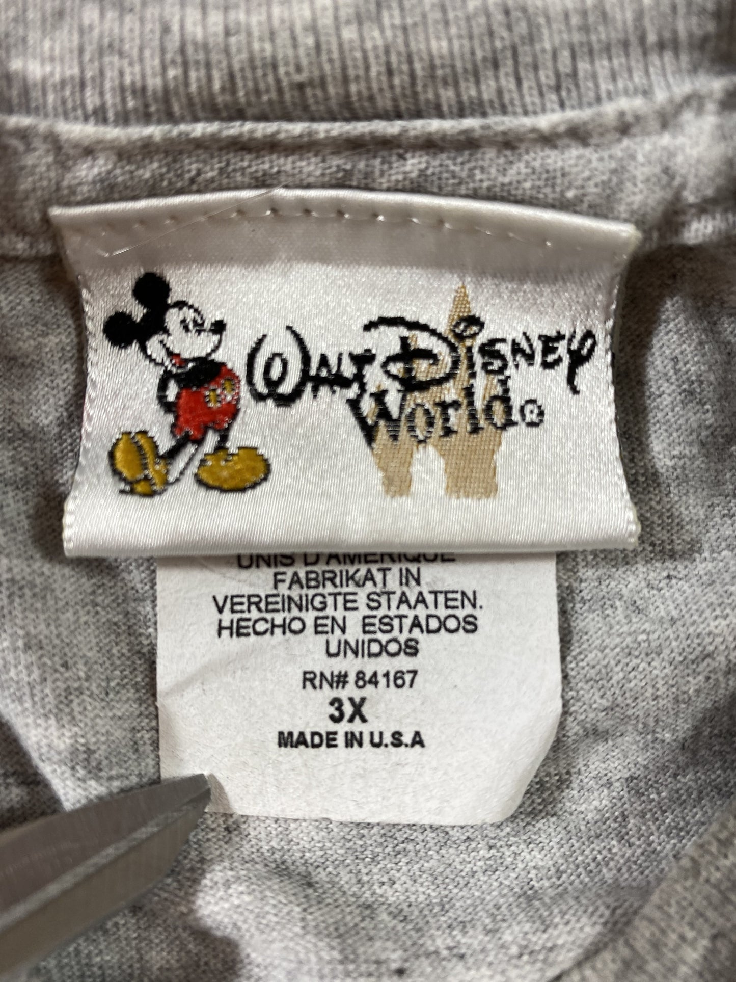 00' Walt Disney World Made in USA Size XXXL Vintage  T-Shirt / K5149