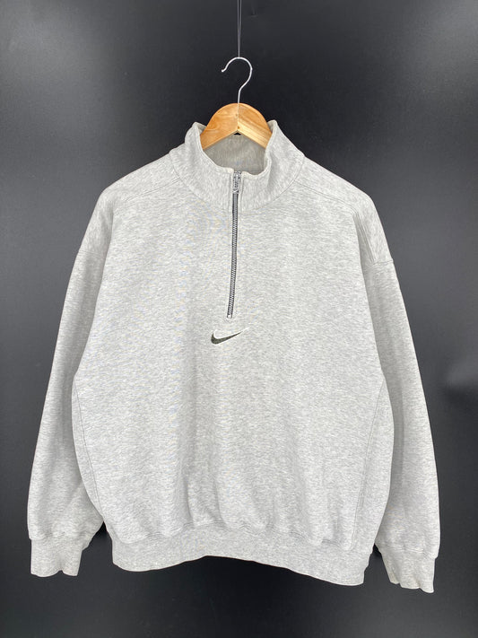 90’s NIKE Size L Vintage Half-zip Sweat-shirt / 7517