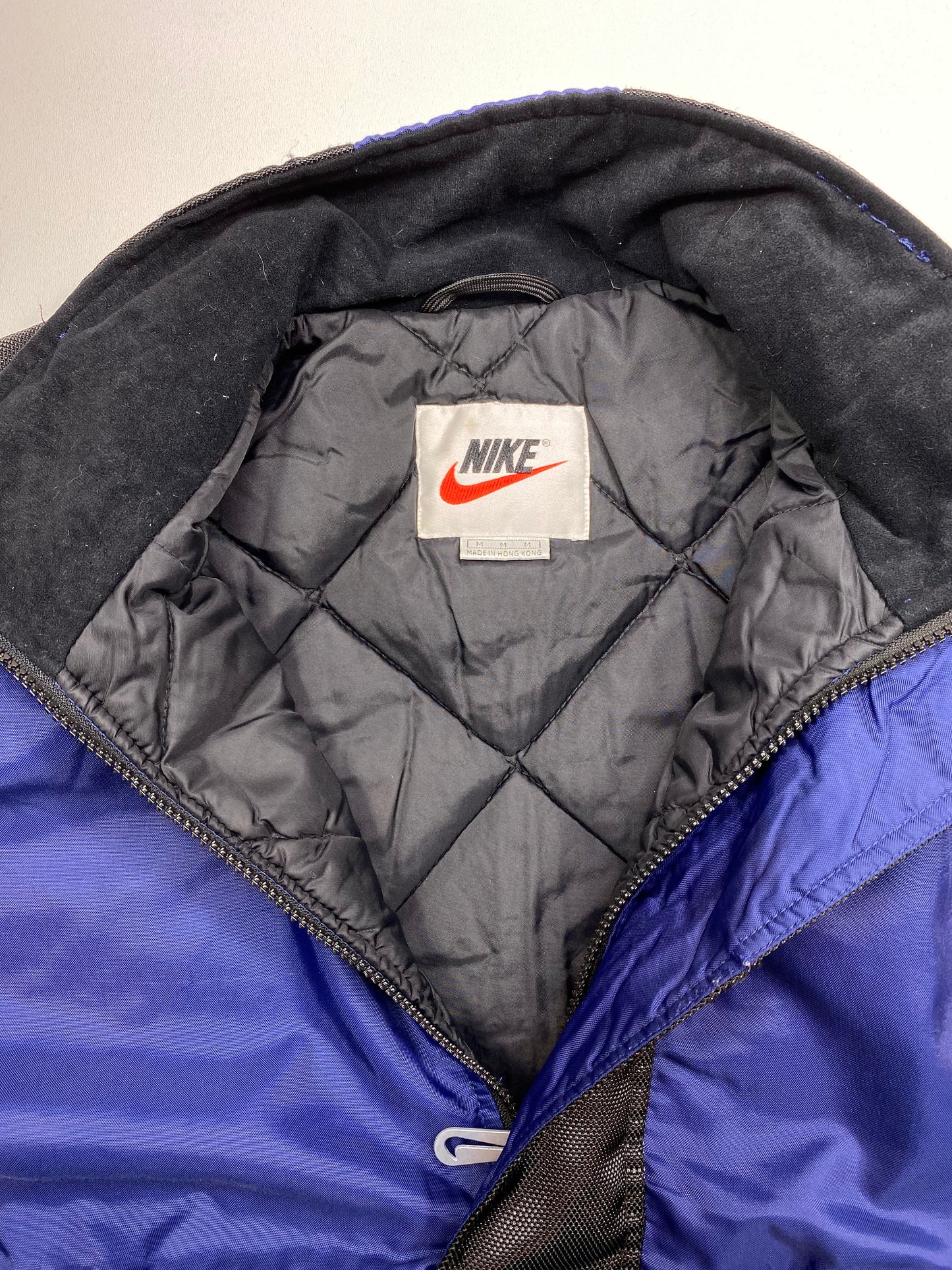 90’s NIKE Half-Zip Size M Vintage Padded Half Zip Nylon-Jacket / 5723