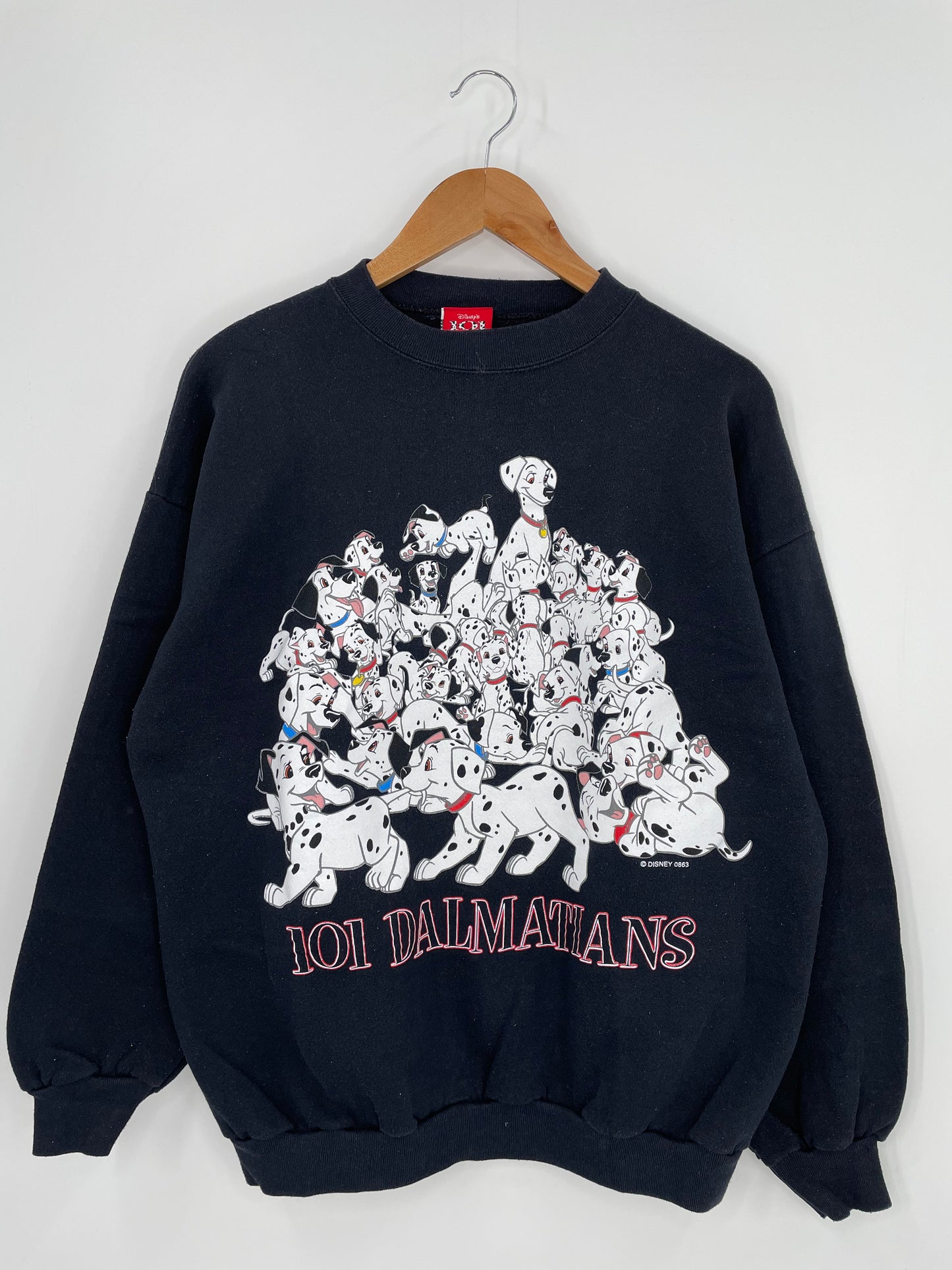 90's DISNEY 100 DALMATIANS Size XL Vintage Sweat-shirt / K981