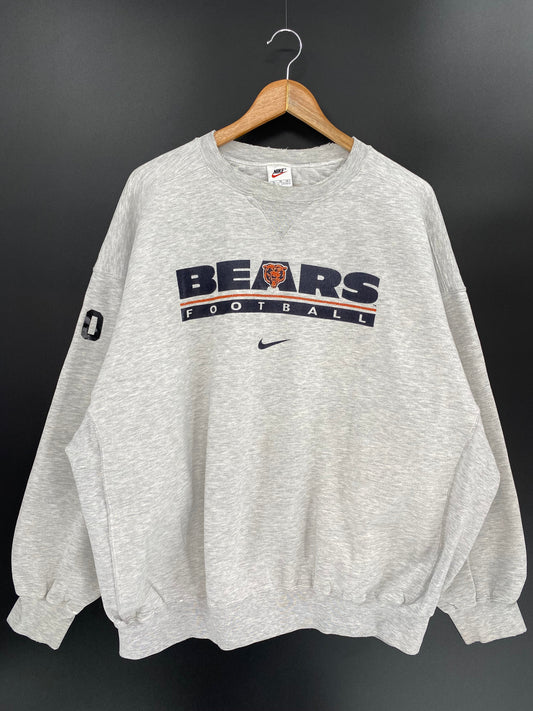 90’s NIKE BEARS FOOTBALL Size XL Vintage Sweat-shirt / K8233
