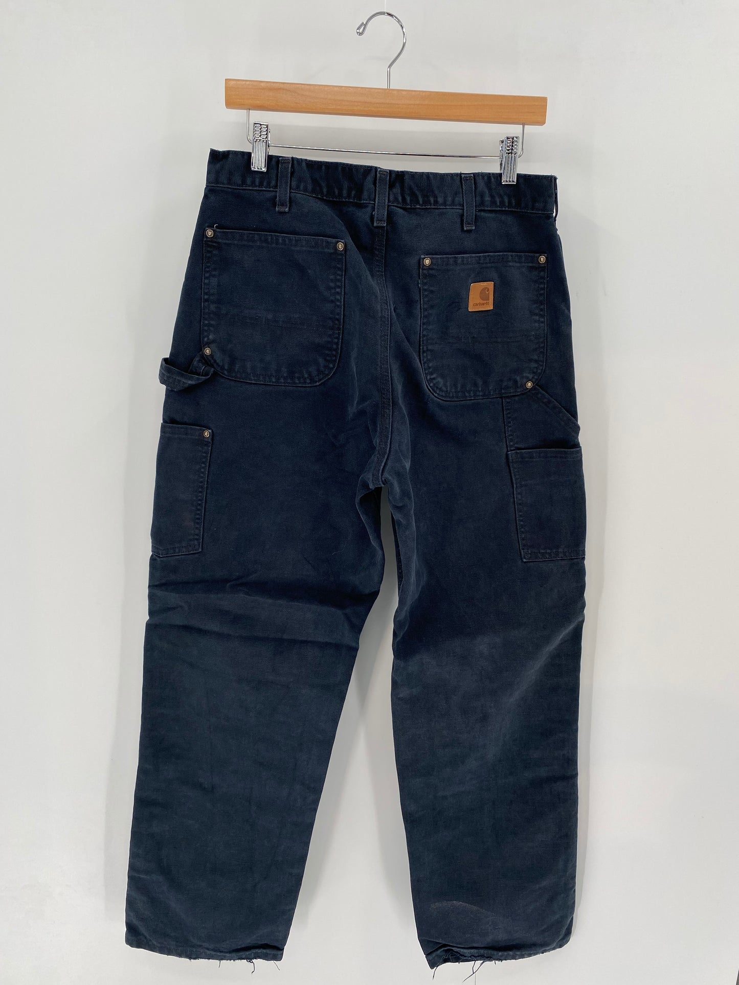 Vintage Carhartt Size 33x32 Double Knee Duck Pants / K3573