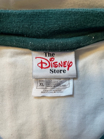 00' DISNEY WINNIE THE POOH  Size XL Vintage Hockey T-shirt / A4769