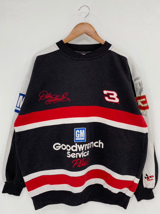 Vintage NASCAR DALE EARNHARDT Size XXL Damaged Racing Sweat-shirt / K3014