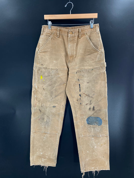 Vintage Carhartt Size W30xL30.5  Double Knee Duck Pants / K3569