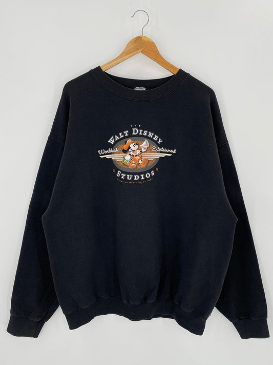 00' MICKEY WALT DISNEY STUDIOS Size No Tag Approx. XL Vintage Sweat-shirt / K8518